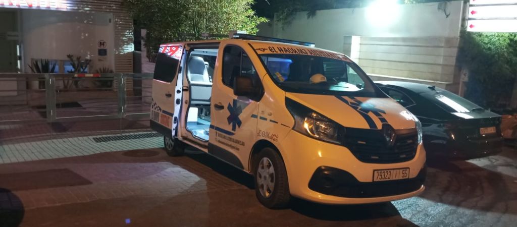 Ambulance en service de nuit