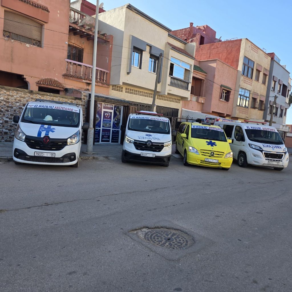 Flotte d'ambulances médicalisées EL HAOUMI ASSISTANCE